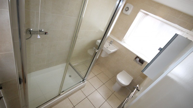 Shower room at 3B Ainsley Court